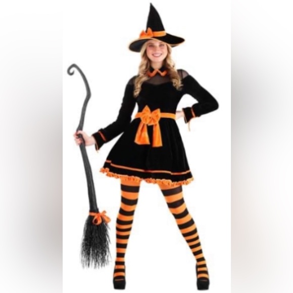 NWT: HalloweenCostumes.com Crafty Witches Costume Womens Sz M - Picture 4 of 16